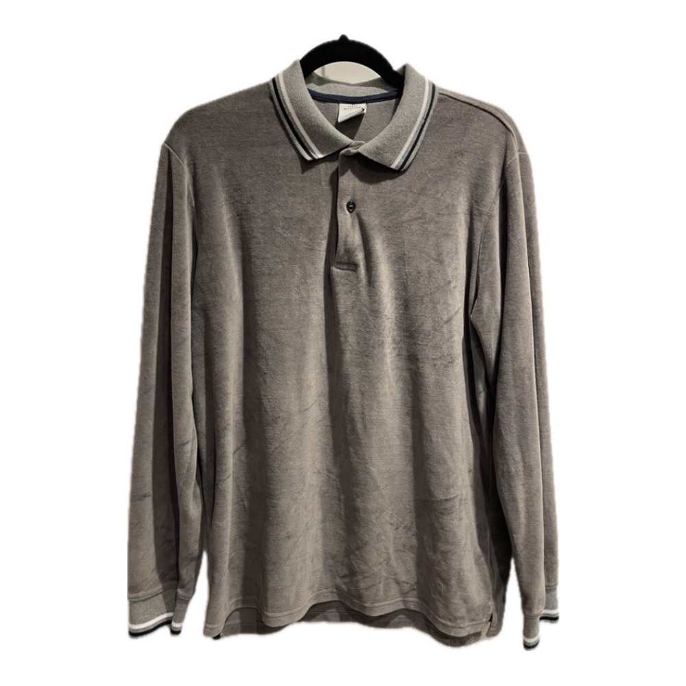 Urban Outfitters Men’s Long Sleeve Polo 🩶 Size Small